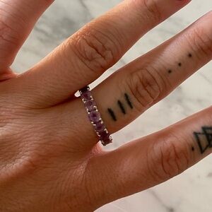 Purple Gemstone Ring